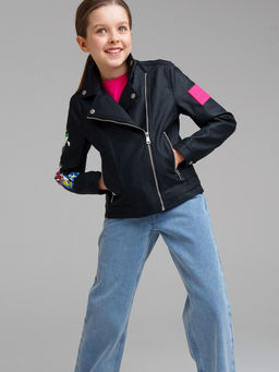 PlayToday / Куртка из экокожи для девочки  фото 5