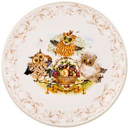 ТАРЕЛКА ДЕРЕВО МУДРОСТИ 21*21 СМ. ВЫСОТА=2,5 СМ.