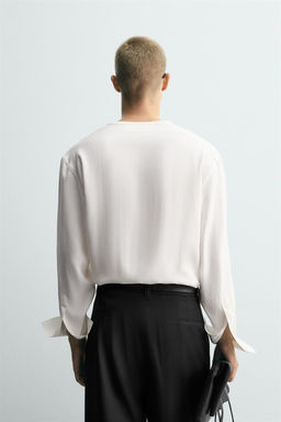 FLOWING RELAXED FIT SHIRT - Zara фото 3