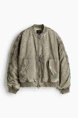 Cazadora bomber efecto lavado