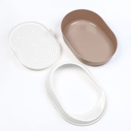 Лоток для кошек с сеткой и бортом Космо 51,9 x37,8 x 21,3 см, коричневый - Simaland фото 6