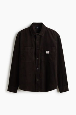 Camisa oversize en pana de algod?n