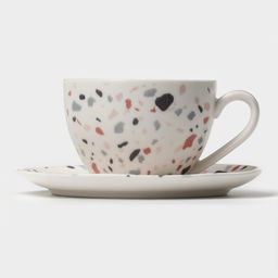 Набор чайный фарфоровый Magistro Terazzo, 4 предмета: 2 чашки 150 мл, 2 блюдца d=12,5 см фото 4
