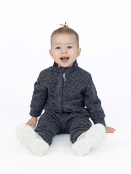 Комбинезон детский флисовый серый - Утенок фото 16