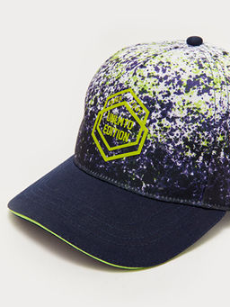 Bask?l? Erkek ?ocuk Kep ?apka - Waikiki фото 2