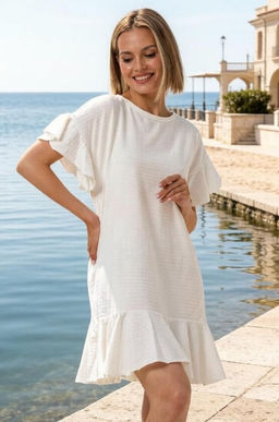 Платье с волнами 95% хлопок. 5% лайкра - Knitka wear фото 15