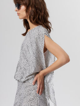 Платье женское 12621-35086 white/black