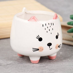 Кашпо 8х6,5х8 см Животные / WN35 /уп 6/96/ (1) - Галеонтрейд фото 5