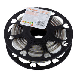 ULS-Q325 2835-60LED/m-10mm-IP67-220V-6W/m-25M-WW Светодиодная гибкая герметичная лента. Бобина 25 м. Теплый белый свет. TM Volpe.