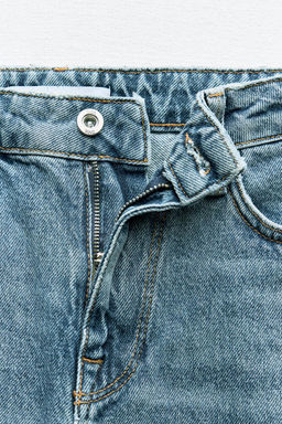 Z1975 STRAIGHT HIGH-WAIST ANKLE-LENGTH JEANS - Zara фото 8