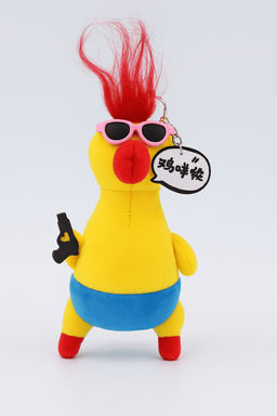 Плюшевый брелок "Killer chick", yellow (15 см)