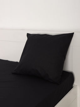 Постельное бельё 1.5-спальное «Экономь и Я», поплин, чёрное