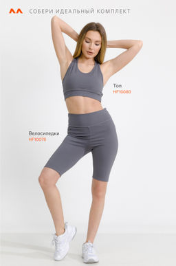 Женские велосипедки в рубчик-лапша Happy Fox  фото 14