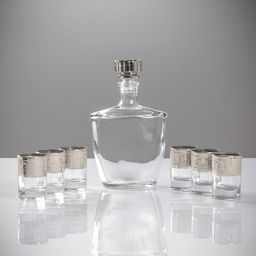 Мини-бар «Фрегат. Флоренция», 8 предметов: барная стойка, графин, стопки 6 шт, 500/50 мл