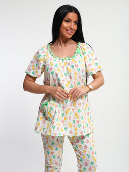 М43 Пижама Мальвина (груши на молочном)