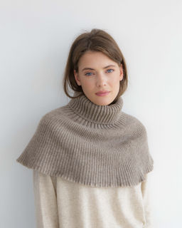 Манишка из шерсти UL серая