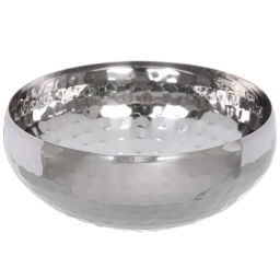 Салатник из нержавеющей стали 0,7л 15см, декоративный узор