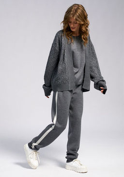 WW-2513 брюки женские стальной - Mozart фото 2