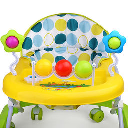 Ходунки "Любимые игрушки" (цвет салатовый/желтый)