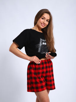 Пижама женская 1-247 (черный)