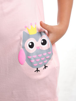 Платье для девочки UD 4496 розовый - Mini maxi фото 5