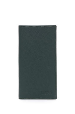 Мужской темно-зеленый кошелек