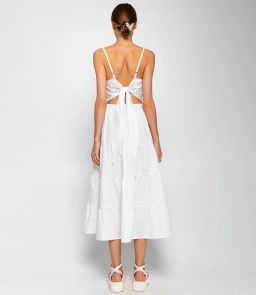 Сарафан #КТ1509, белый