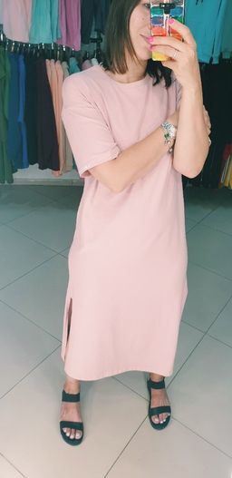 платье миди ПЛОТНЫЙ ХЛОПОК 95% - Knitka wear фото 8