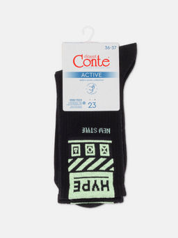 Цена за 2 пары. Носки Короткие CONTE ACTIVE черный - Conte elegant фото 16