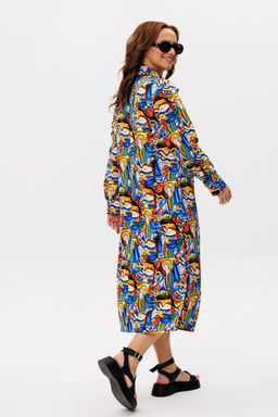 Платье ANELLI 1341 пикассо  фото 8