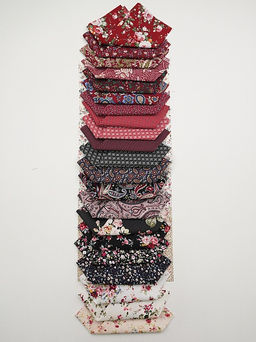 Набор тканей для рукоделия Импортный хлопок: Кармина, 20*20 см, 25 шт - Купава фото 9