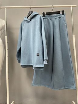 507 Костюм с толстовкой, начес, блюстоун