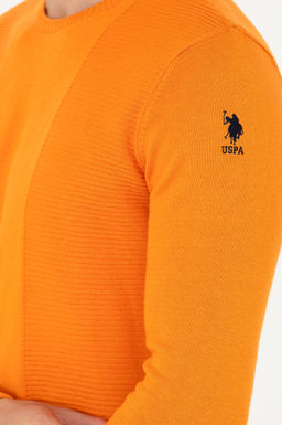 U. S. Polo Assn Мужской оранжевый свитер - U.s. polo assn фото 21