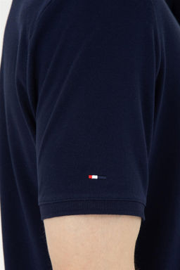 Мужская темно-синяя базовая футболка - U.s. polo assn фото 7