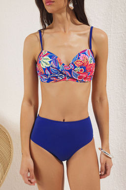 TRENDYOLMILLA Leopar Desenli Balkonet Balenli Yuksek Bel Regular Bikini Tak?m? TBESS25BT00124  фото 18