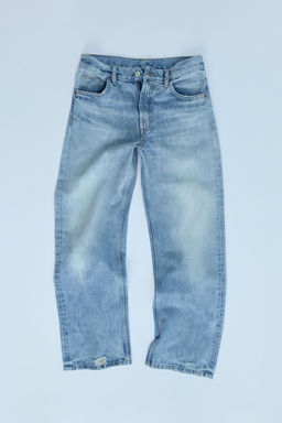MID-WAIST LOOSE STRAIGHT-LEG JEANS - Zara фото 2