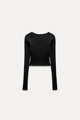 RIBBED CARDIGAN - Zara фото 18