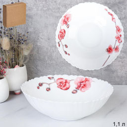 Салатник 1100 мл / 25/YGB-220 (6755) Орхидея на ветке