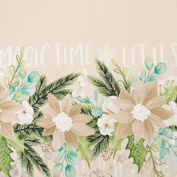 Скатерть Этель Beautiful Сhristmas 149х110см с ГМВО, 100%хл, 190г/м2  фото 7