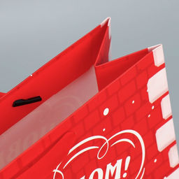 Пакет ламинированный вертикальный Новогодние чудеса, M 26 30 9 см - Дарите счастье фото 6