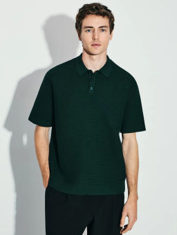 Джемпер поло текстурной вязки / Zarina