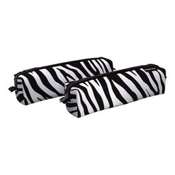 Цена за 1 шт. Пенал квадро mini ErichKrause 210x50x50мм Black&White Zebra