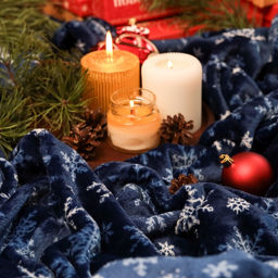 Плед «LoveLife. Снегопад» 200×220 см, велсофт