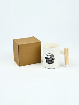 Кружка чайная керамическая Настоящему мужчине, 400 мл