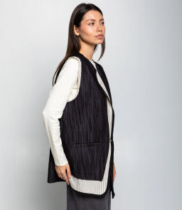 Жилет #КТ8083 (2), чёрный