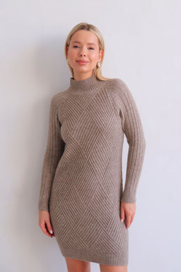 Martichelli Платье вязаное тауп