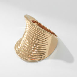 Кольцо металл Тренд пружинка, цвет золото, размер 17