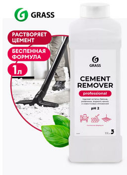 Средство для очистки после ремонта Cement Remover (канистра 1л) - Grass фото 3