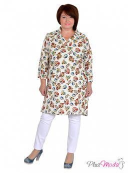 Туника-рубашка Модель №864 размеры 44-80 - Plusmoda фото 9