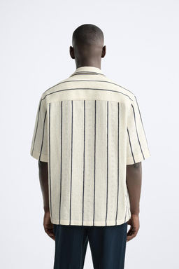 STRIPED TEXTURED SHIRT - Zara фото 3